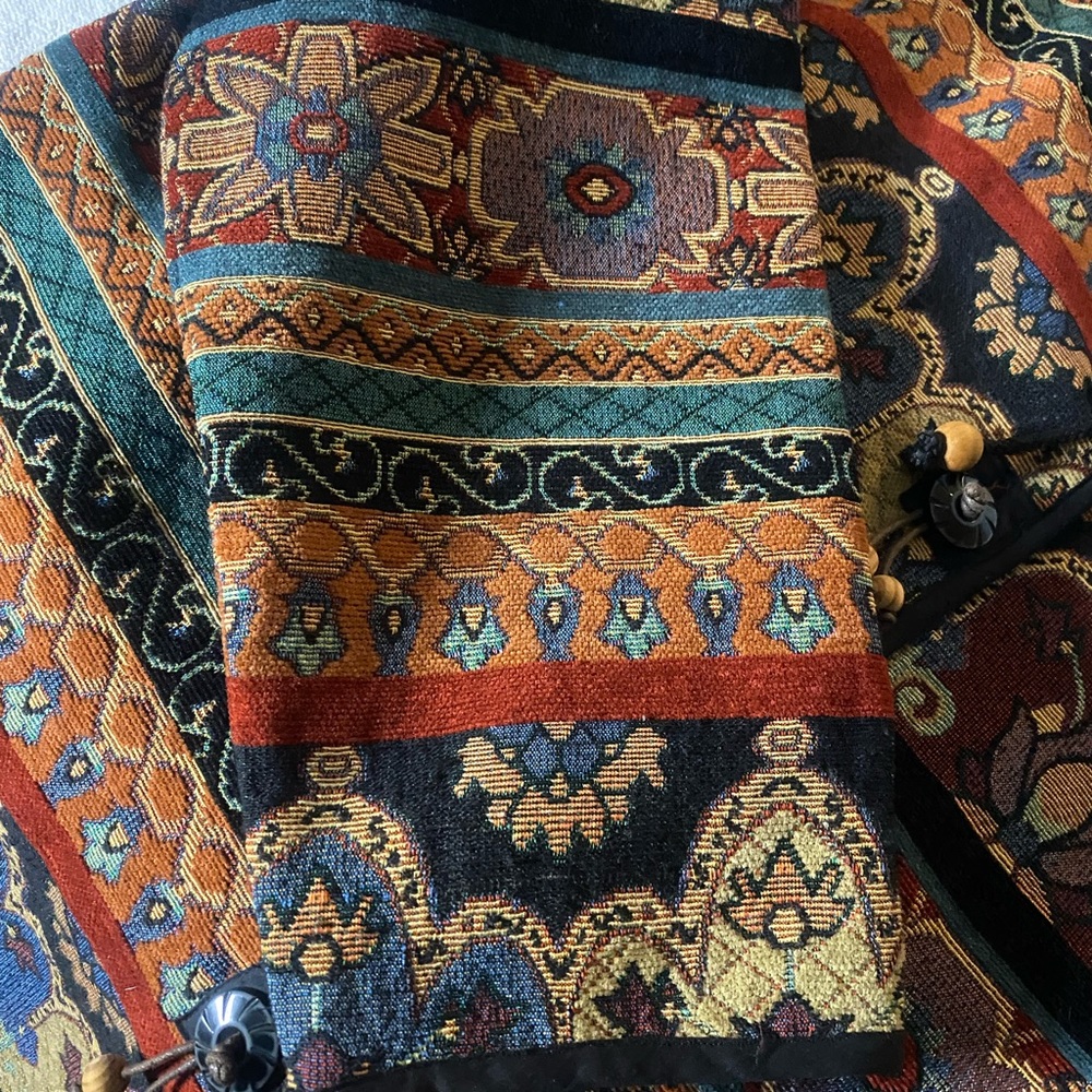 Flashback Tapestry Statement Embroidered Jacket 1… - image 6